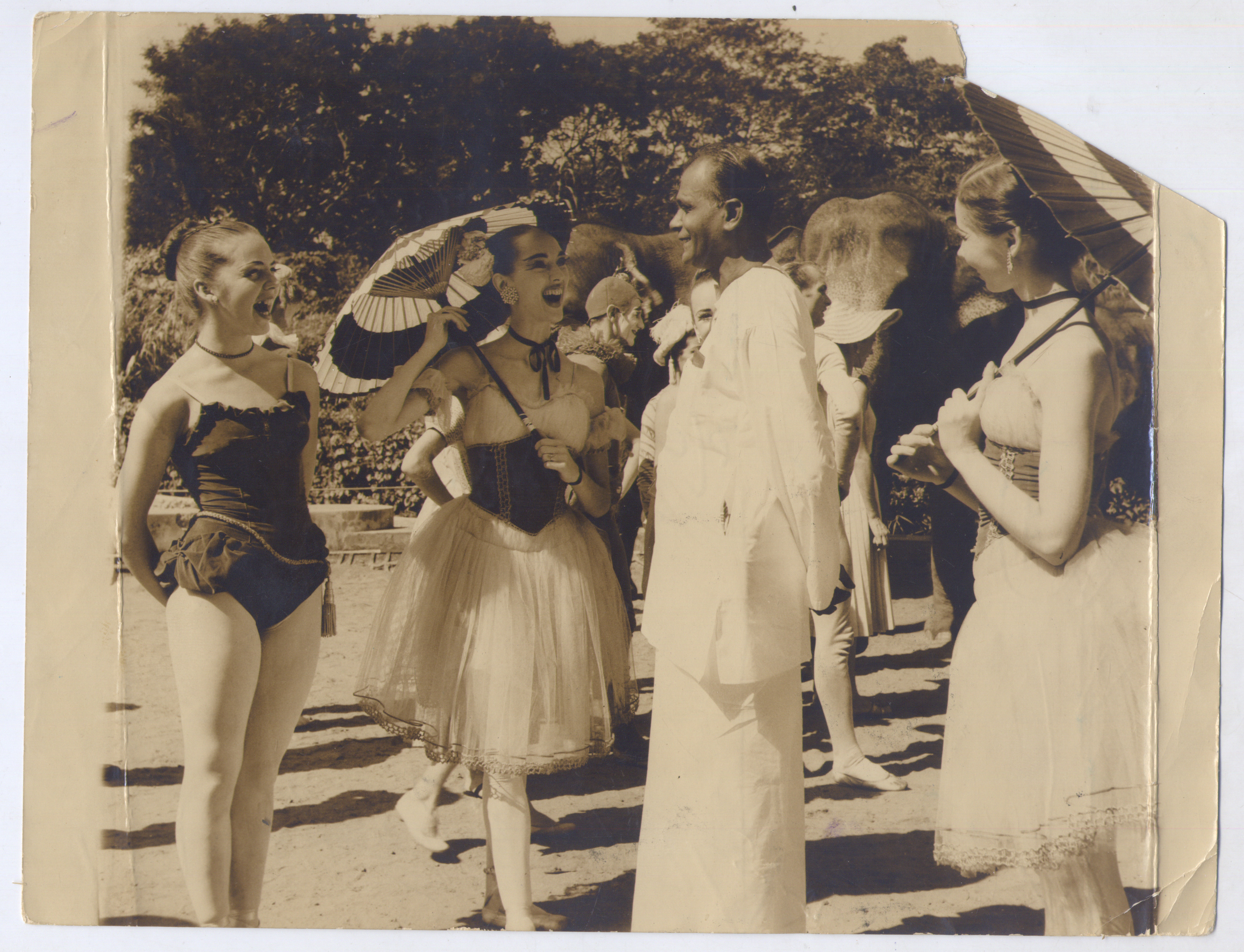 Cultural exchange archive photograph